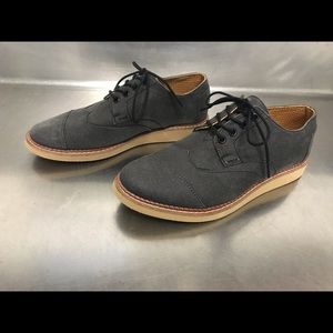 Toms Mens Ash Aviator Twill Brogue 